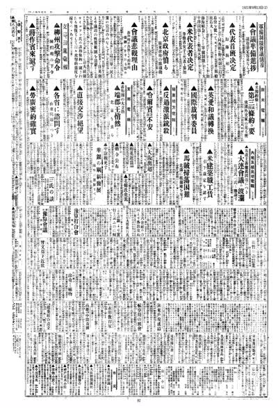 歷史上的今天 臺南新報1921年09月13日日刊第二版 縮圖