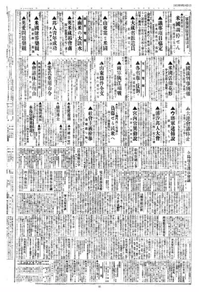 歷史上的今天 臺南新報1921年09月14日日刊第二版 縮圖