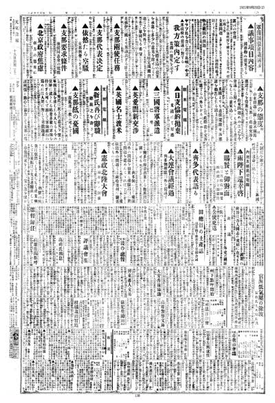 歷史上的今天 臺南新報1921年09月20日日刊第二版 縮圖