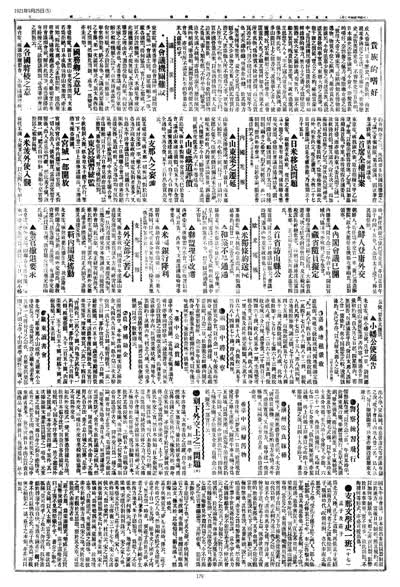 歷史上的今天 臺南新報1921年09月25日日刊第五版 縮圖